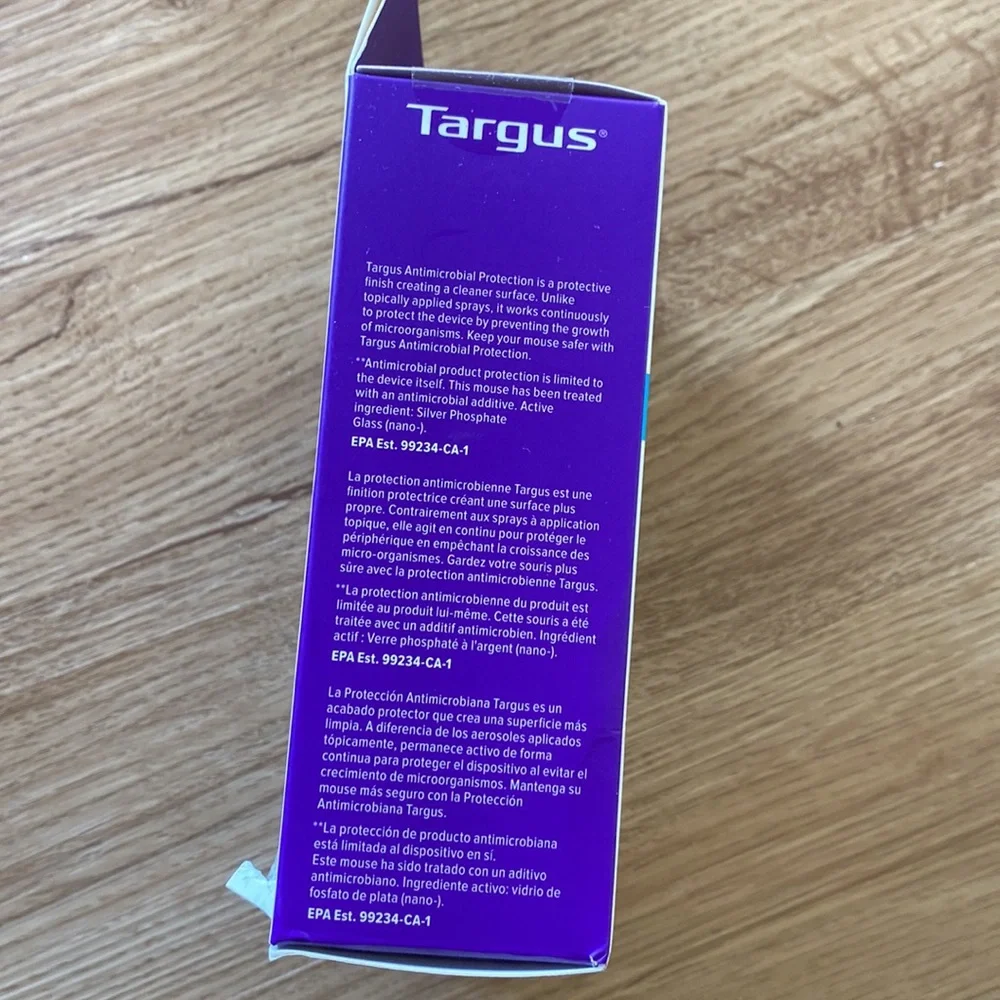 Targus Midsize Comfort Multi-Device Antimicrobial Wireless Mouse AMB582GL NEW